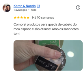 Avaliação de Karen & Nando no Google